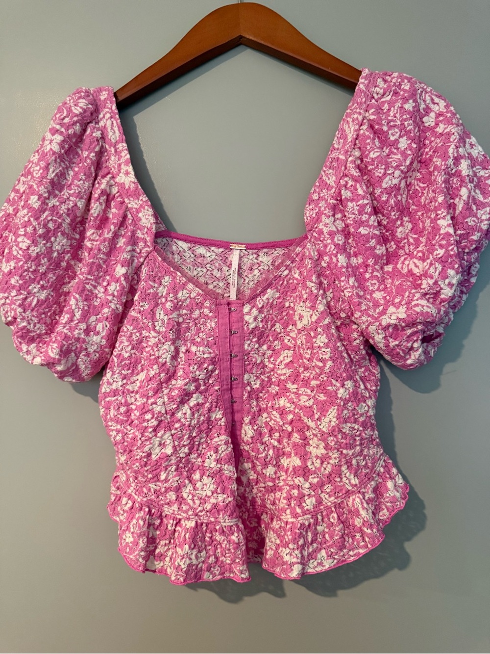 Free People Floral Top